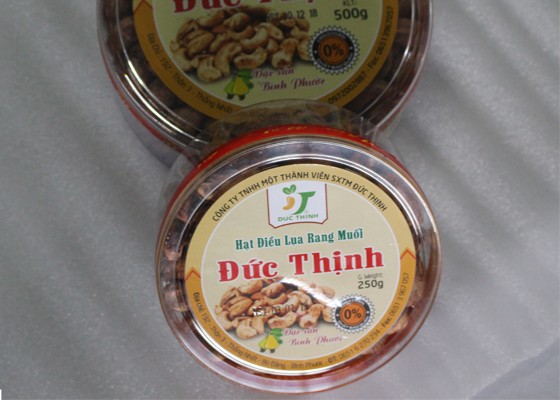 Roasted cashew nuts Duc Thinh